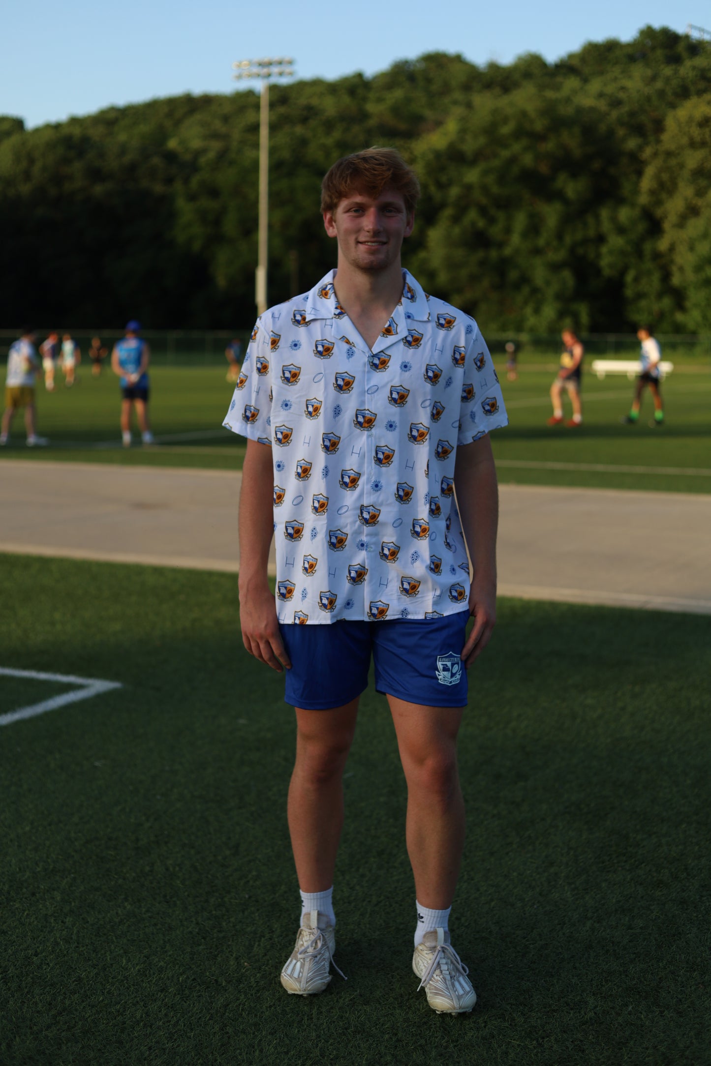 Screen Print Pocketed Shorts