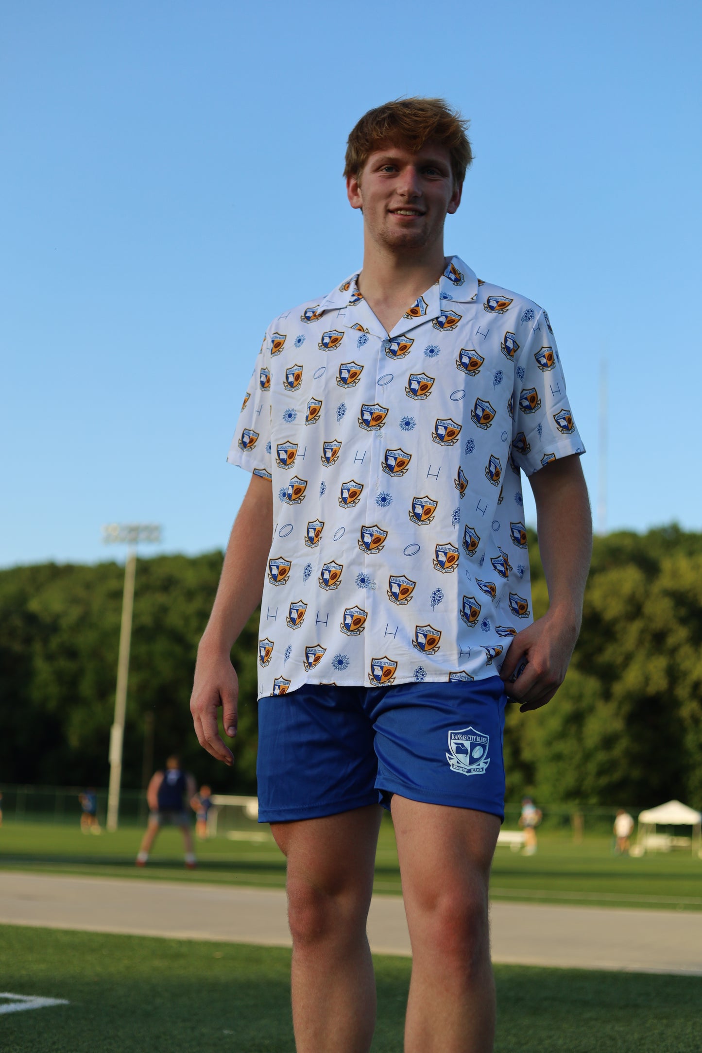 Screen Print Pocketed Shorts